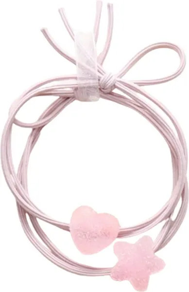 Yuko B. Candy Love hair elastics, pink