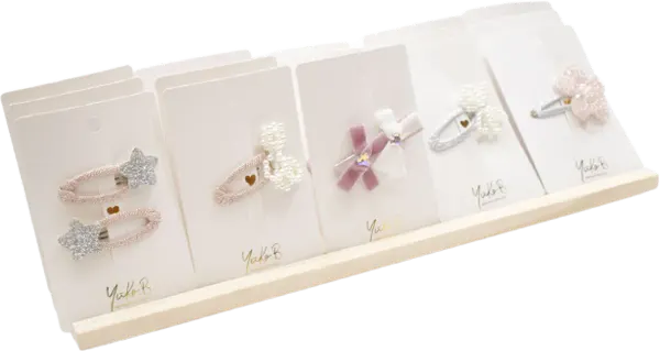 Paris collection hair clips, assorted